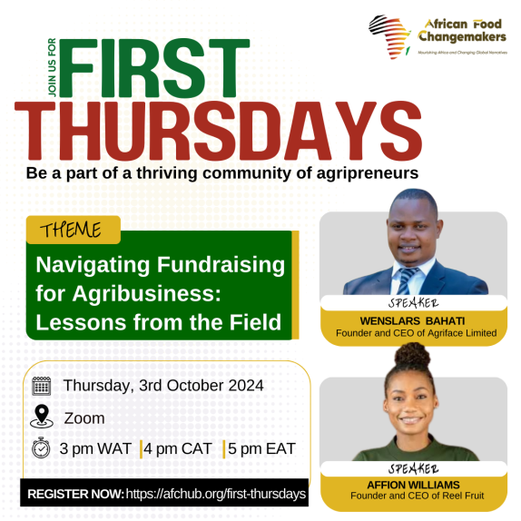 October Edition - Navigating Fundraising for Agribusiness: Lessons from the Field.